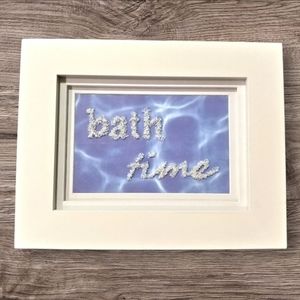 Framed bathroom art NWOT